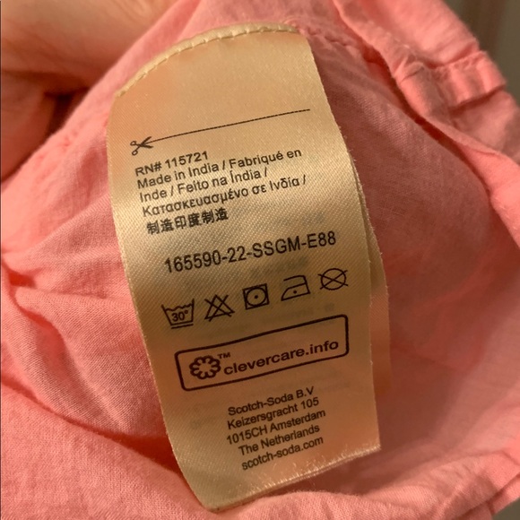 Scotch & Soda pink colorblock Dress - Picture 7 of 9